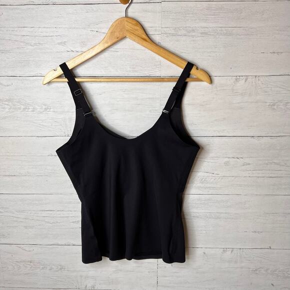 Honey Love Tank Top Womens Size L Black Liftwear Padded Shapewear Tummy Slimming - Picture 10 of 15